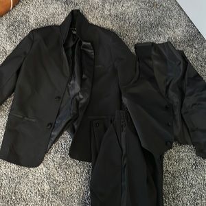Boys size 10 black tuxedo